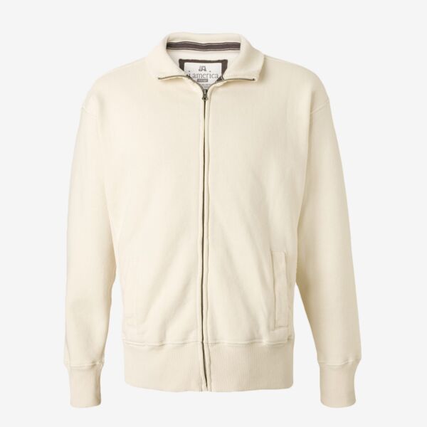 Unisex Vintage Solid Fleece Jacket Thumbnail