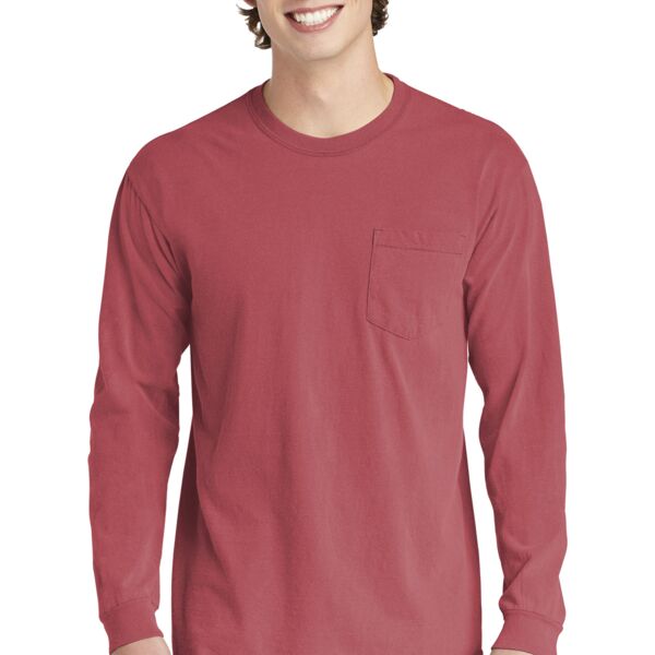 Heavyweight Ring Spun Long Sleeve Pocket Tee Thumbnail
