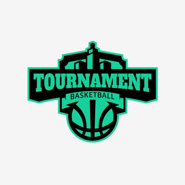 Tournament Basketball logo template Thumbnail