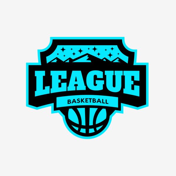 League Basketball logo template Thumbnail