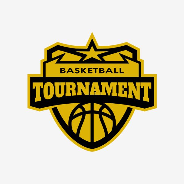 Tournament Basketball logo template 02 Thumbnail