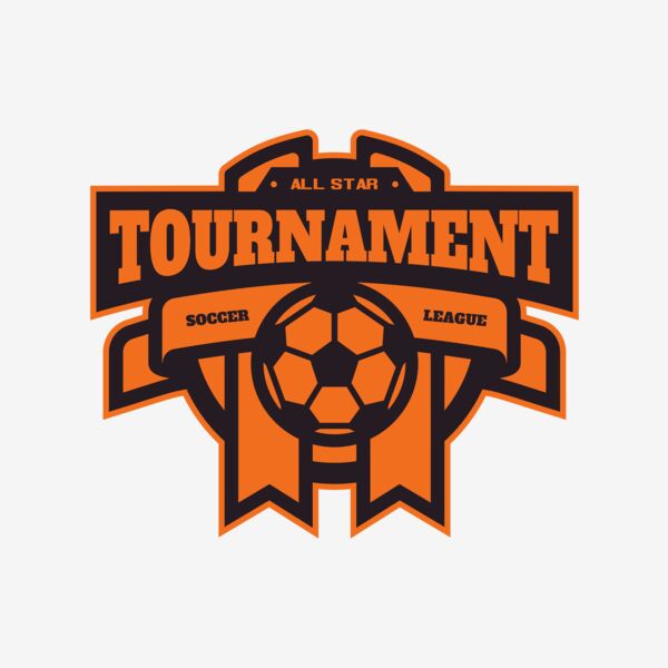 Tournament Soccer league logo template Thumbnail