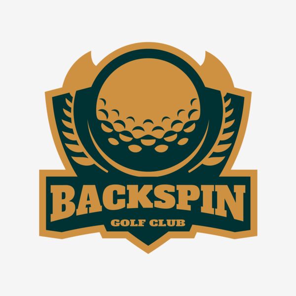 Backspin Golf club logo template Thumbnail