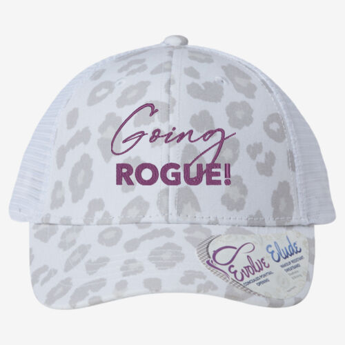 Embroidered Ponytail Cap - Infinity Her - Women's Modern Trucker Cap Thumbnail