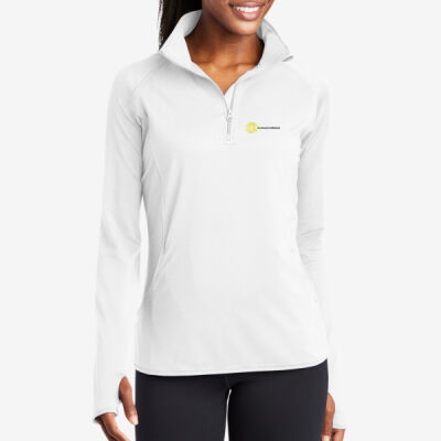 Sport-Tek® Embroidered Ladies Sport-Wick® Stretch 1/4-Zip Pullover 2 Thumbnail