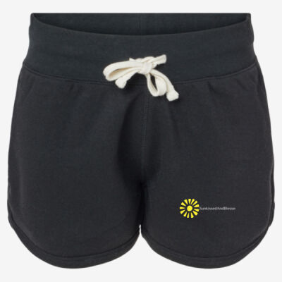 Printed J. America - Women's Fleece Shorts 2 Thumbnail