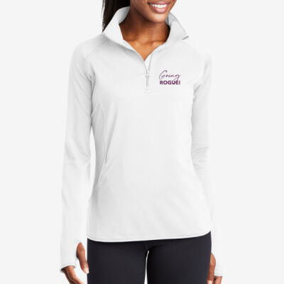 Sport-Tek® Embroidered Ladies Sport-Wick® Stretch 1/4-Zip Pullover Thumbnail