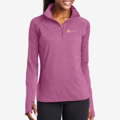 Sport-Tek® Embroidered Ladies Sport-Wick® Stretch 1/4-Zip Pullover 3 Thumbnail