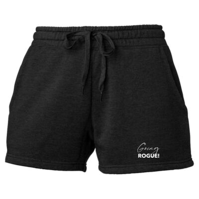 Printed Independent Trading Co. - Women’s Lightweight California Wave Wash Fleece Shorts 3 Thumbnail