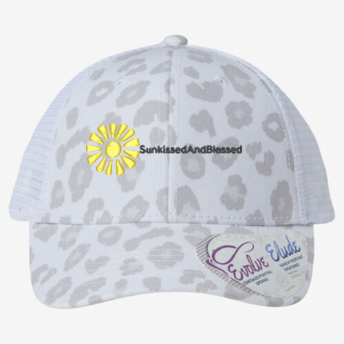 Embroidered Ponytail Cap - Infinity Her - Women's Modern Trucker Cap 2 3 Thumbnail