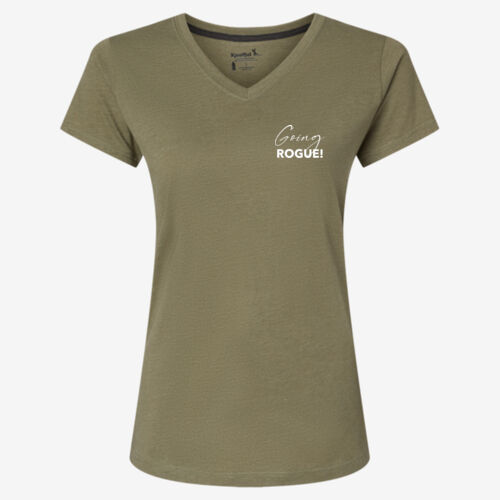 NEW! Kastlfel - Women's RecycledSoft™ V-Neck Printed T-Shirt 2 Thumbnail
