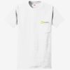 Authentic 100% Cotton T Shirt with Pocket Thumbnail