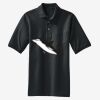 Heavyweight Cotton Pique Polo with Pocket Thumbnail