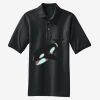 Heavyweight Cotton Pique Polo with Pocket Thumbnail