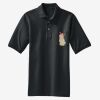Heavyweight Cotton Pique Polo with Pocket Thumbnail