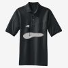 Heavyweight Cotton Pique Polo with Pocket Thumbnail