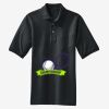 Heavyweight Cotton Pique Polo with Pocket Thumbnail