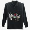 Long Sleeve Silk Touch Polo with Pocket Thumbnail