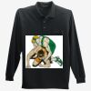 Long Sleeve Silk Touch Polo with Pocket Thumbnail