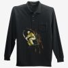 Long Sleeve Silk Touch Polo with Pocket Thumbnail