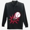 Long Sleeve Silk Touch Polo with Pocket Thumbnail