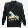 Long Sleeve Silk Touch Polo with Pocket Thumbnail