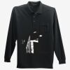 Long Sleeve Silk Touch Polo with Pocket Thumbnail
