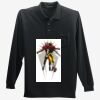 Long Sleeve Silk Touch Polo with Pocket Thumbnail
