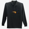 Long Sleeve Silk Touch Polo with Pocket Thumbnail