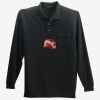Long Sleeve Silk Touch Polo with Pocket Thumbnail