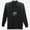 Long Sleeve Silk Touch Polo with Pocket Thumbnail