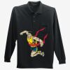 Long Sleeve Silk Touch Polo with Pocket Thumbnail