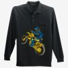 Long Sleeve Silk Touch Polo with Pocket Thumbnail