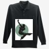 Long Sleeve Silk Touch Polo with Pocket Thumbnail