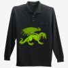 Long Sleeve Silk Touch Polo with Pocket Thumbnail