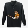 Long Sleeve Silk Touch Polo with Pocket Thumbnail