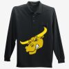 Long Sleeve Silk Touch Polo with Pocket Thumbnail