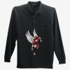 Long Sleeve Silk Touch Polo with Pocket Thumbnail
