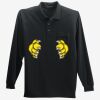 Long Sleeve Silk Touch Polo with Pocket Thumbnail