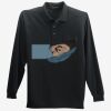 Long Sleeve Silk Touch Polo with Pocket Thumbnail