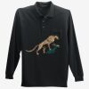 Long Sleeve Silk Touch Polo with Pocket Thumbnail