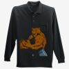 Long Sleeve Silk Touch Polo with Pocket Thumbnail