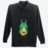 Long Sleeve Silk Touch Polo with Pocket Thumbnail