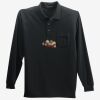 Long Sleeve Silk Touch Polo with Pocket Thumbnail