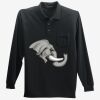 Long Sleeve Silk Touch Polo with Pocket Thumbnail