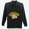 Long Sleeve Silk Touch Polo with Pocket Thumbnail