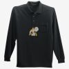 Long Sleeve Silk Touch Polo with Pocket Thumbnail