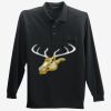 Long Sleeve Silk Touch Polo with Pocket Thumbnail