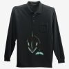 Long Sleeve Silk Touch Polo with Pocket Thumbnail
