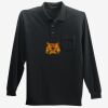 Long Sleeve Silk Touch Polo with Pocket Thumbnail